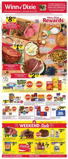 Preview Winn Dixie Weekly Ad valid from 12/17/2025