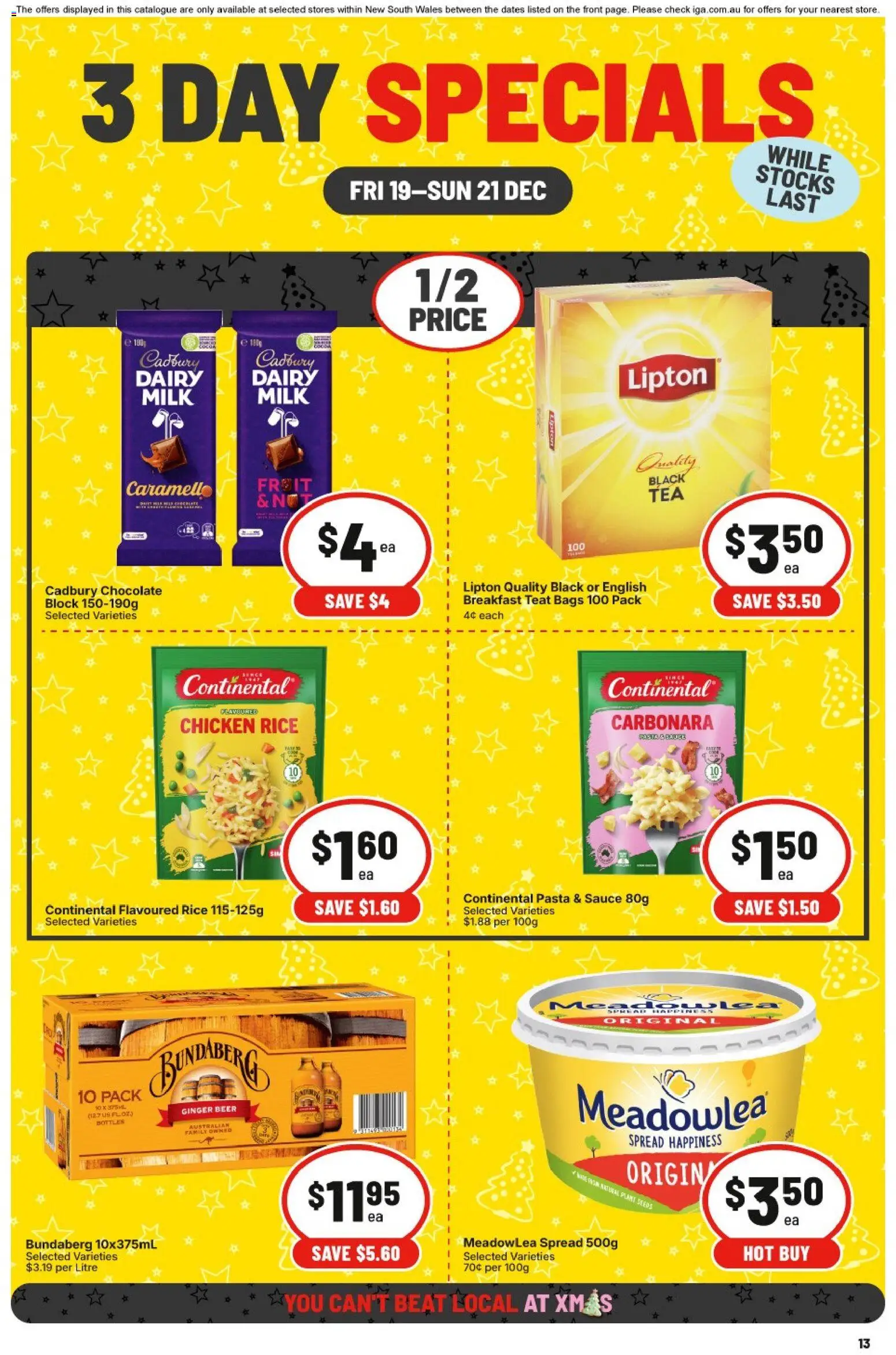 IGA - 3 Day Specials NSW - page 1- valid from 19/12/2025