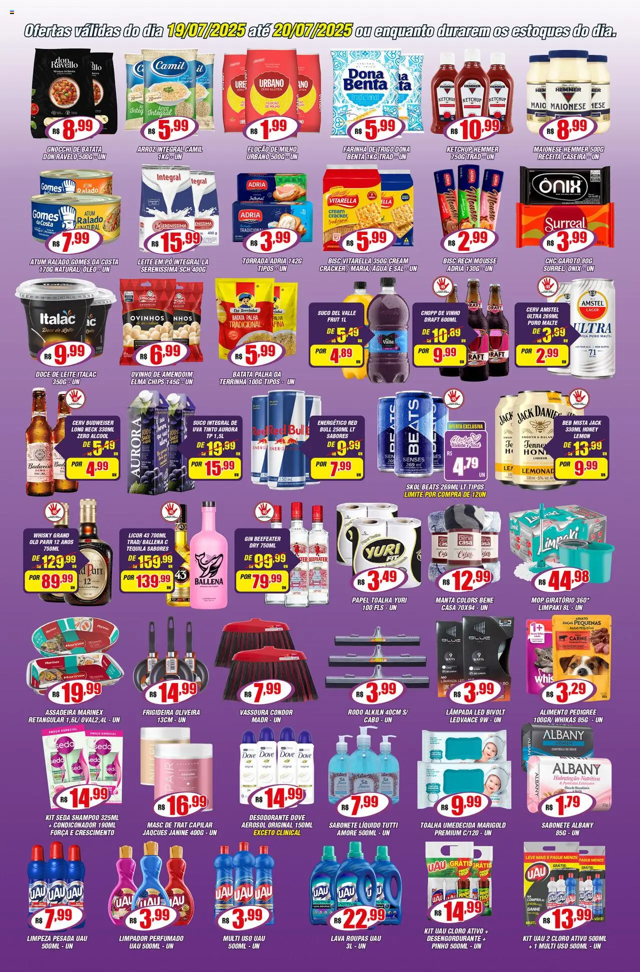 Violeta Supermercados - Ofertas da semana - página 3- válido a partir de 19/07/2025
