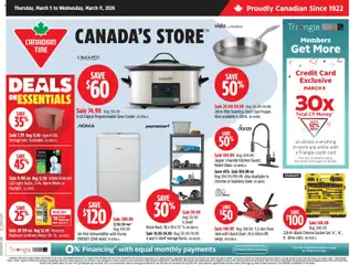Preview Canadian Tire weekly flyer valid from Mar 5, 2026