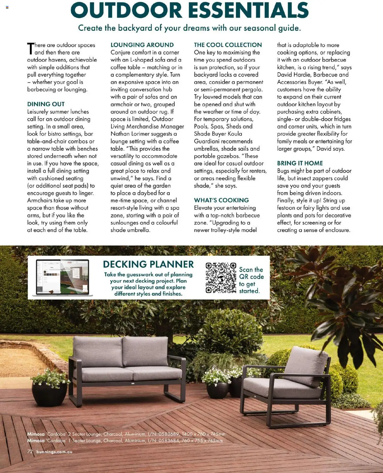 Bunnings Warehouse Outdoor Style Magazine 2025/26 - page 72- valid from 25/08/2025