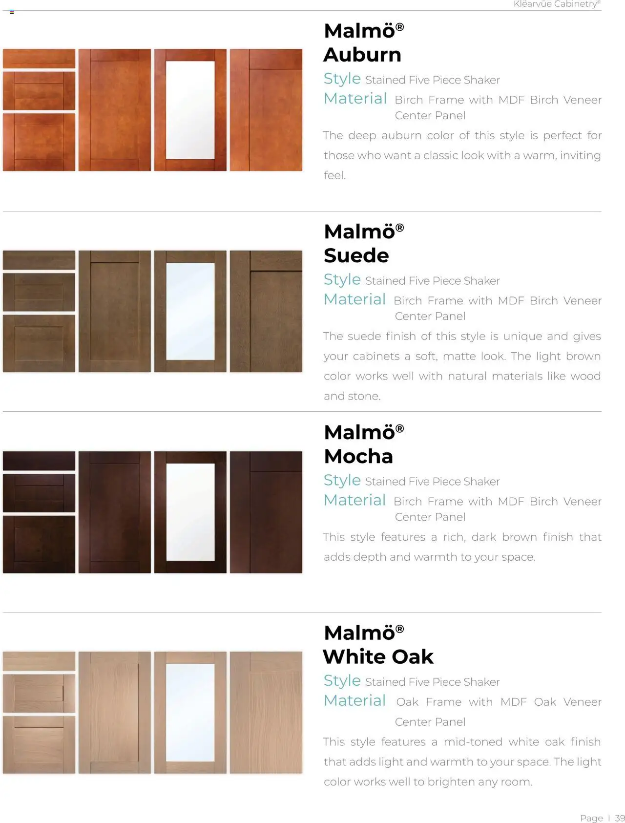 Menards Klëarvūe Cabinetry - page 39- valid from 03/01/2025