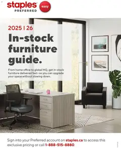 Preview Staples - Furniture guide valid from Oct 28, 2025