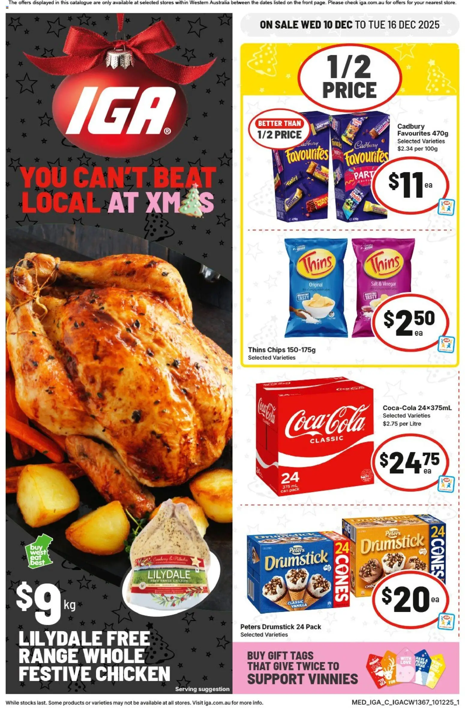 IGA Catalogue NT/WA - page 1- valid from 10/12/2025
