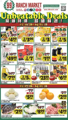 Preview 99 Ranch Market Weekly Ad valid from 03/27/2026