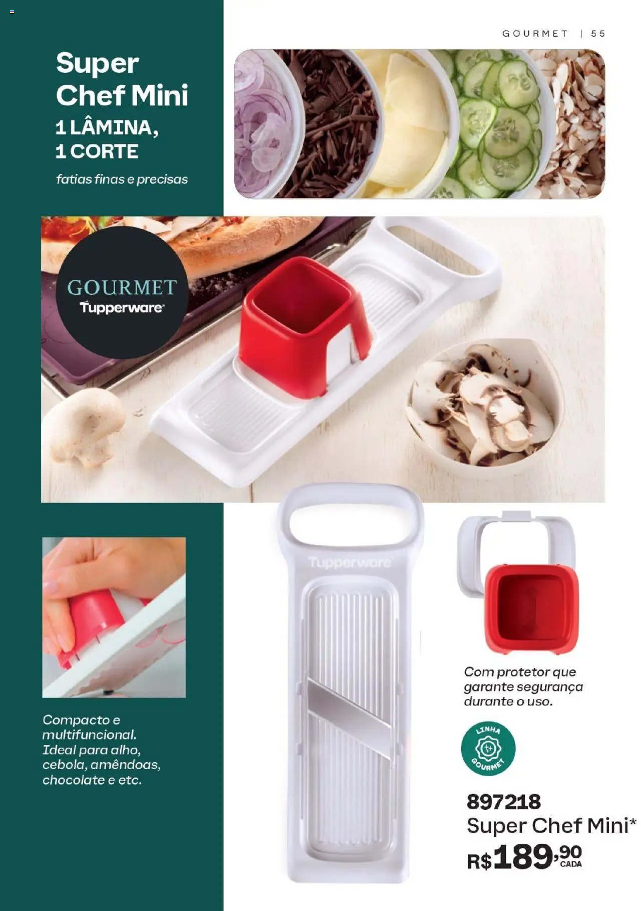 Tupperware - Catálogo Vitrine 08 - página 55- válido a partir de 01/08/2025

