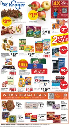 Preview Kroger Weekly Ad valid from 09/10/2025