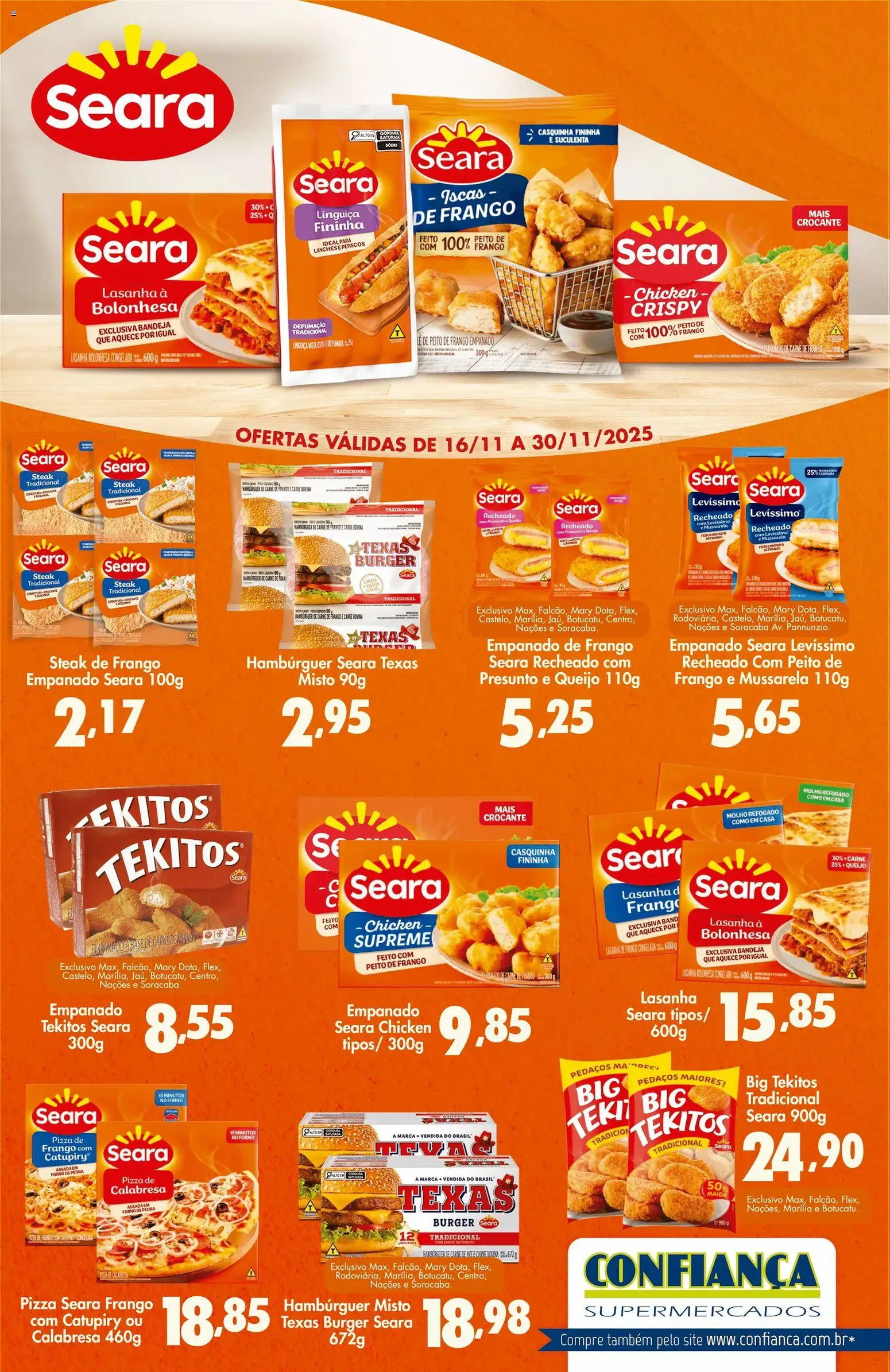 Confiança - Ofertas Seara - página 1- válido a partir de 16/11/2025

