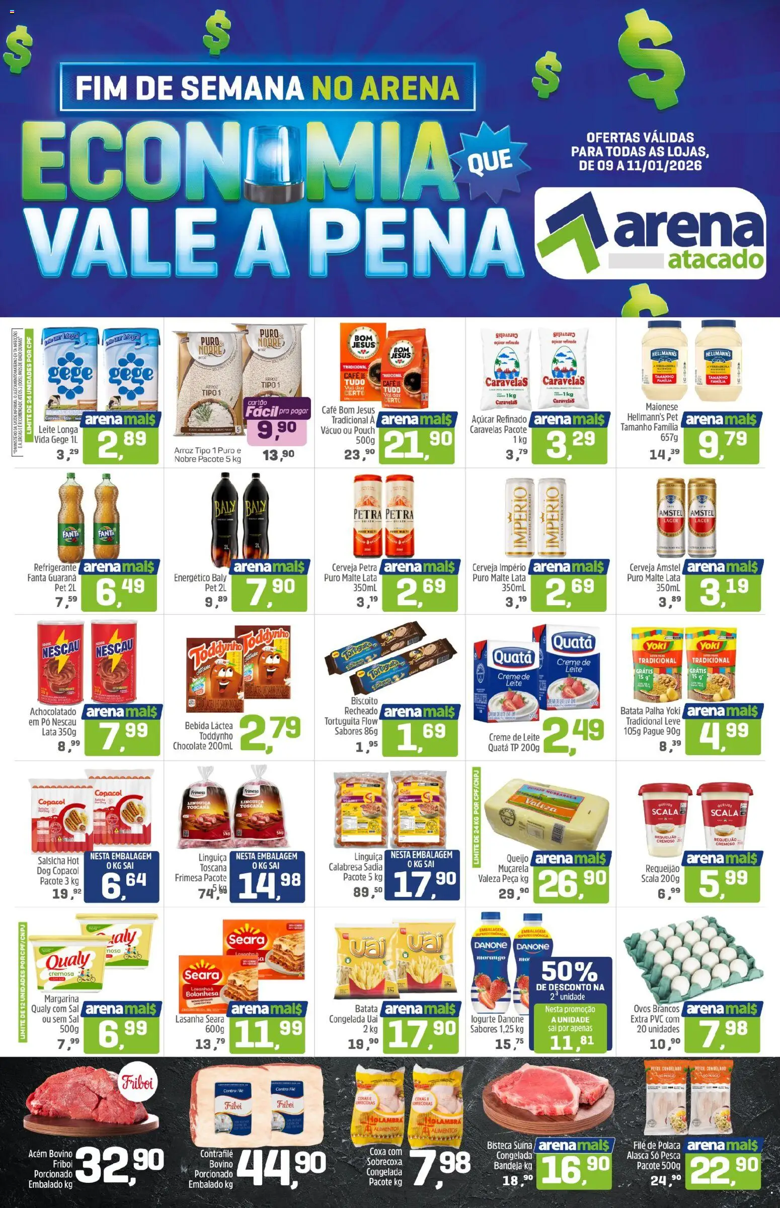 Arena Atacado - Ofertas da semana - página 1- válido a partir de 09/01/2026
