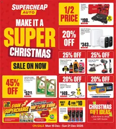 Supercheap Auto catalogue preview - valid from 15/12/2025