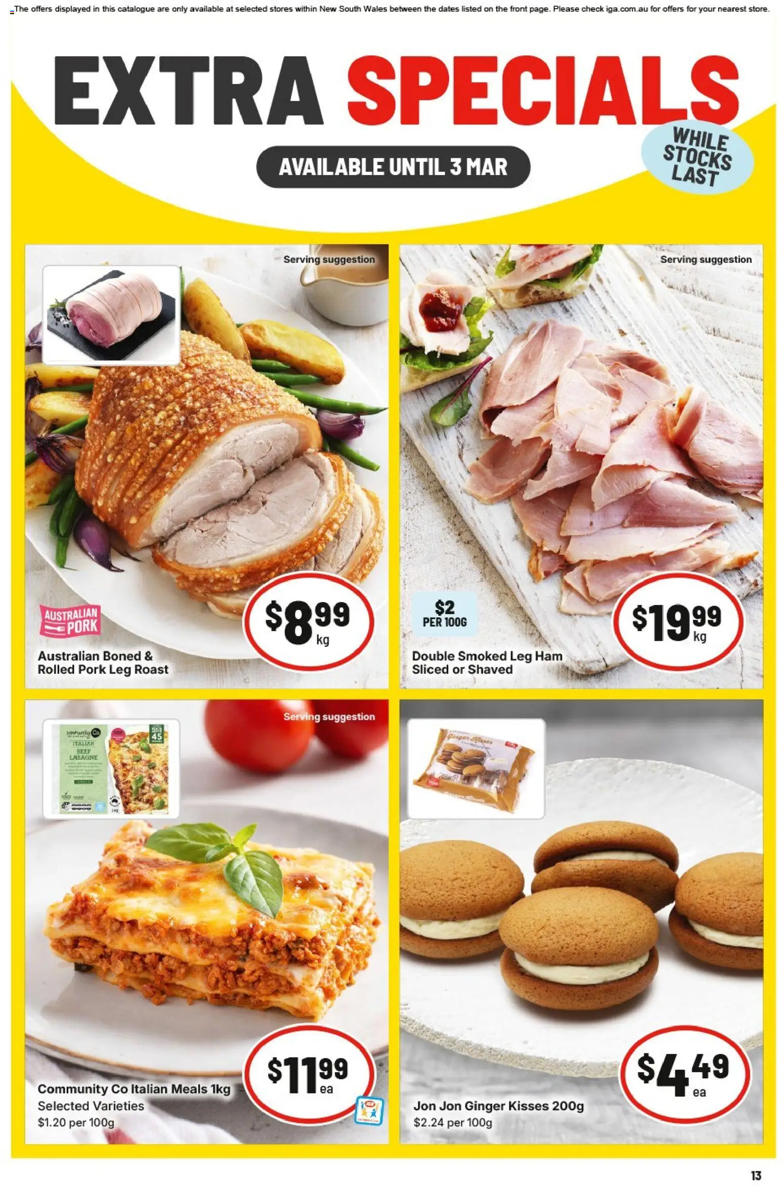 IGA Catalogue NSW - page 18- valid from 25/02/2026
