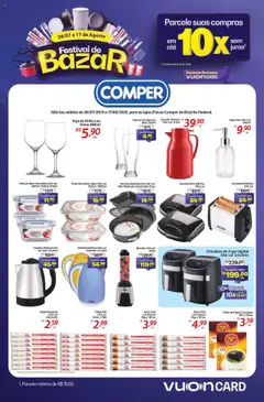 Pré-visualização Comper - Ofertas Festival de Bazar válida a partir de 26/07/2025