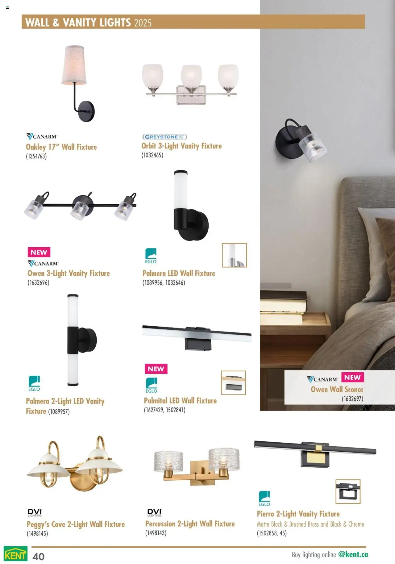 Kent - Lighting Catalogue 2025 - page 40- valid from Mar 1, 2025