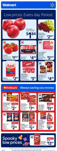 Preview Walmart weekly flyer valid from Oct 23, 2025