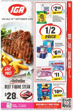 IGA catalogue preview - valid from 10/09/2025