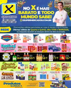 Pré-visualização X Supermercados - Ofertas da semana válida a partir de 17/09/2025