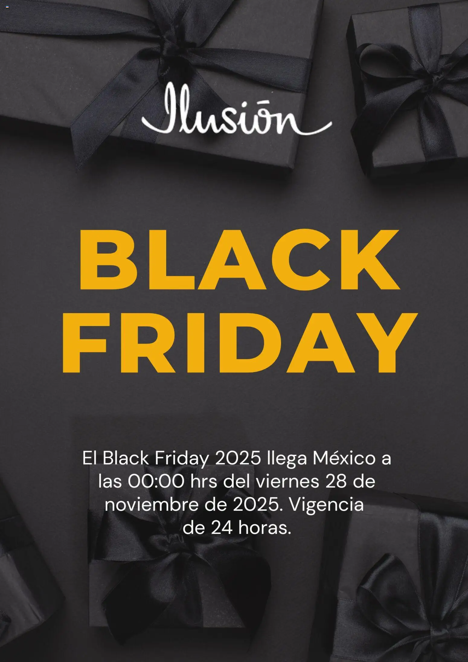 Ilusión Black Friday aviso - página 1- válido desde 20/11/2025