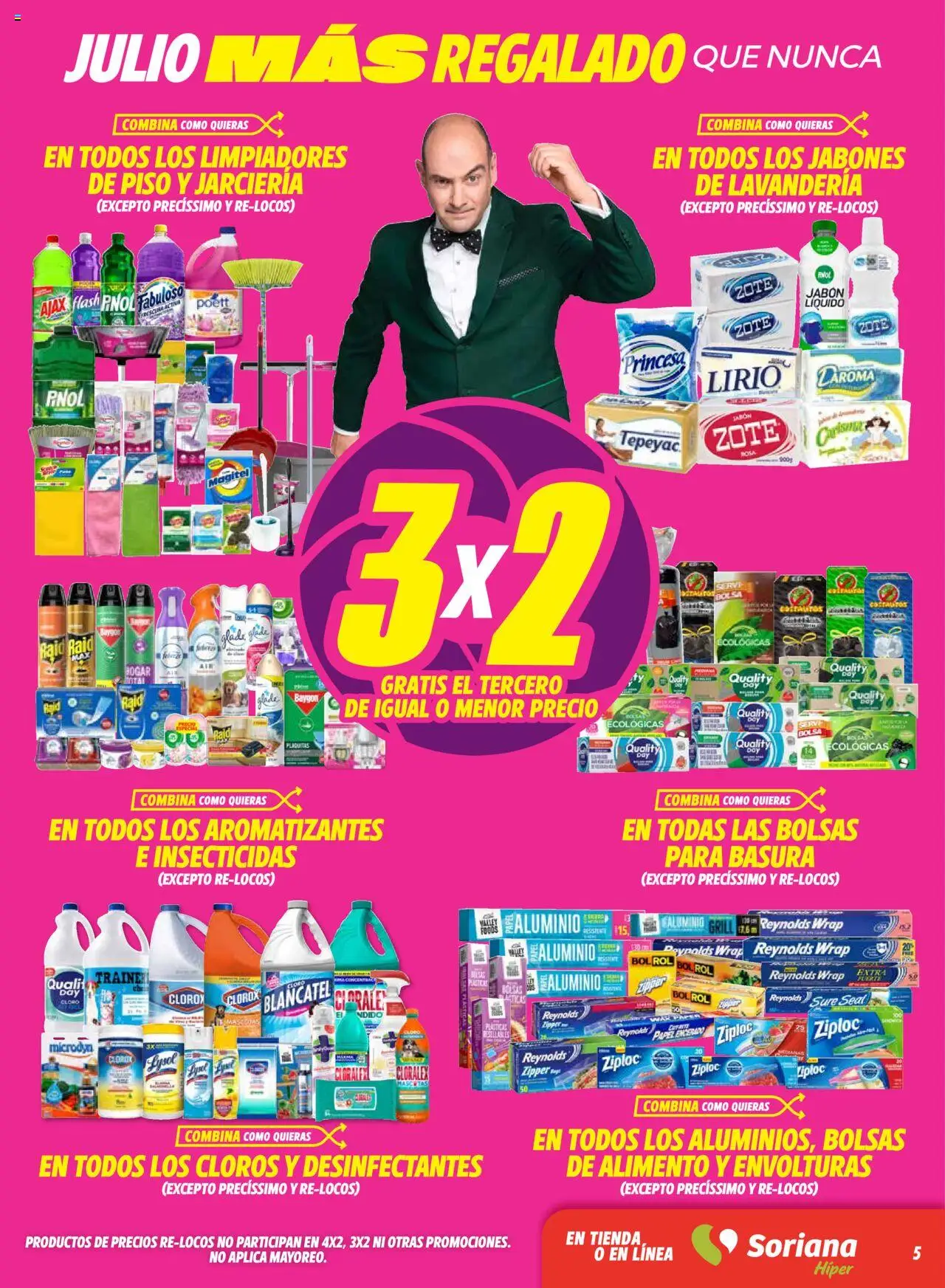 Soriana - Julio Regalado Híper Nacional (Excepto frontera) - página 5- válido desde 11/07/2025