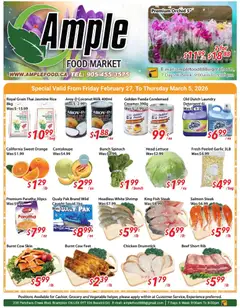 Preview Ample Food Market - Weekly flyer Brampton valid from Feb 27, 2026