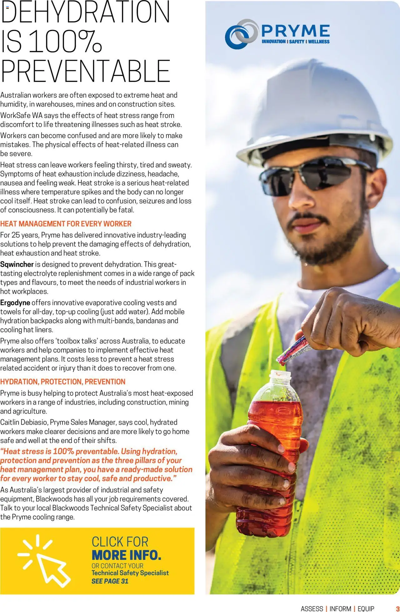 Black Woods Safety Spotlight Magazine - page 3- valid from 07/10/2025