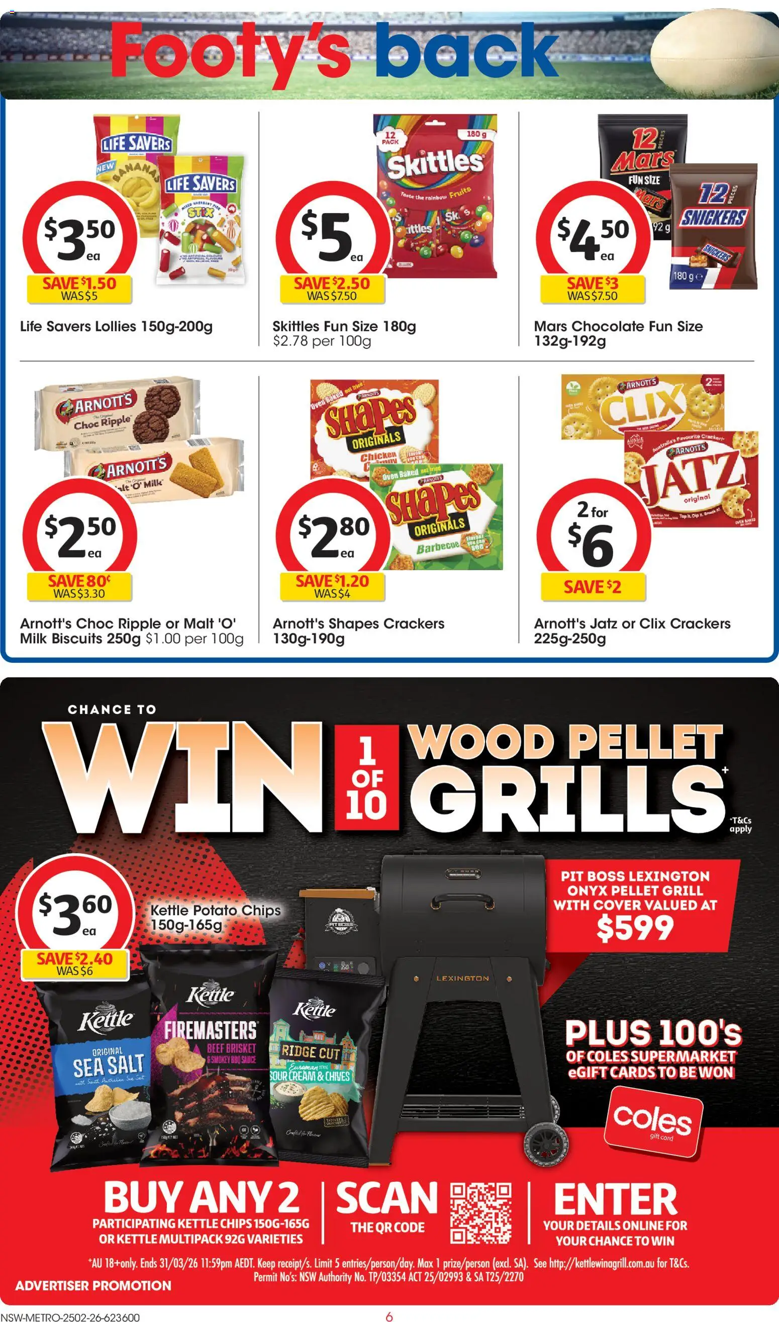 Coles Catalogue  - page 6- valid from 25/02/2026