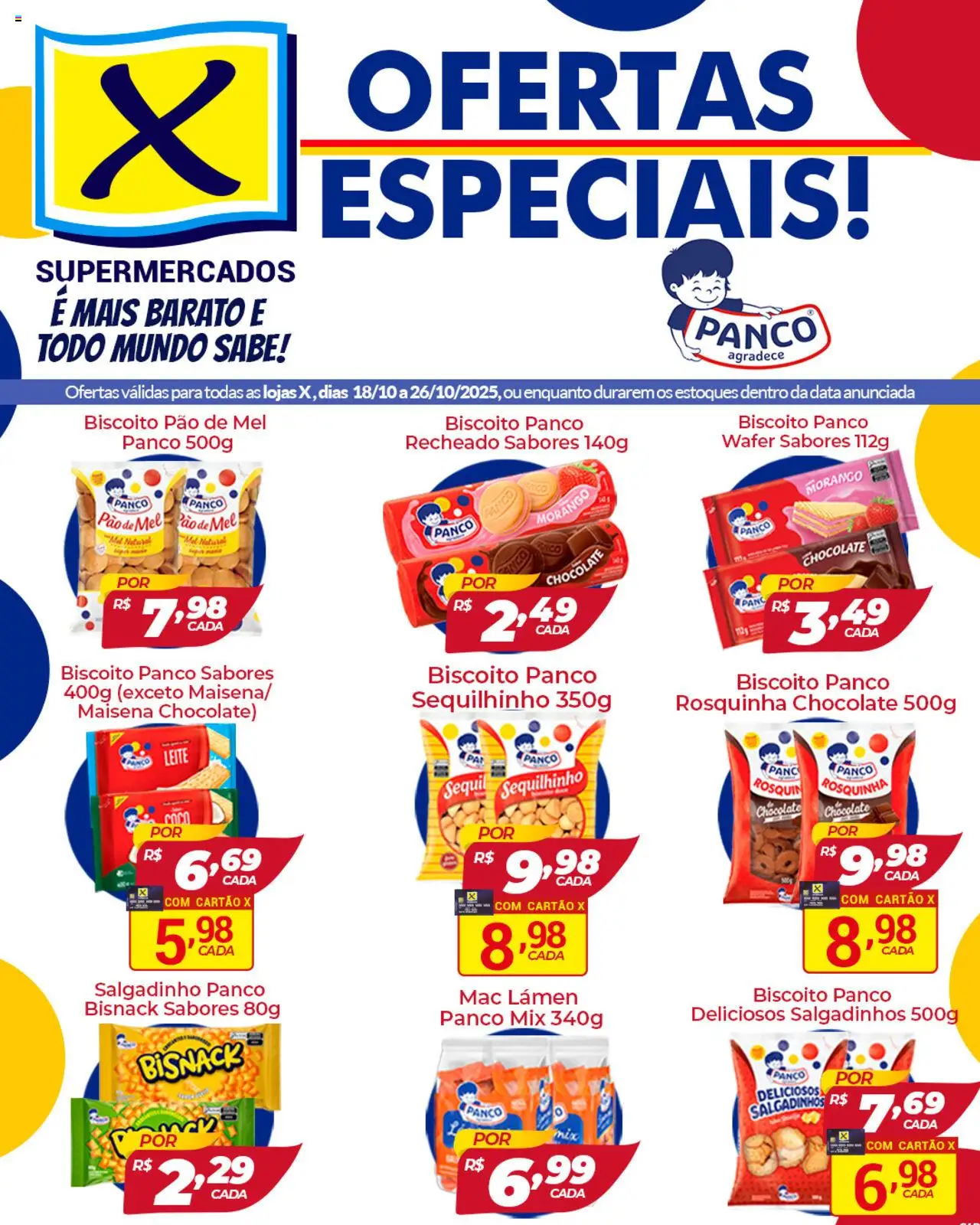 X Supermercados - Ofertas Panco - página 1- válido a partir de 18/10/2025
