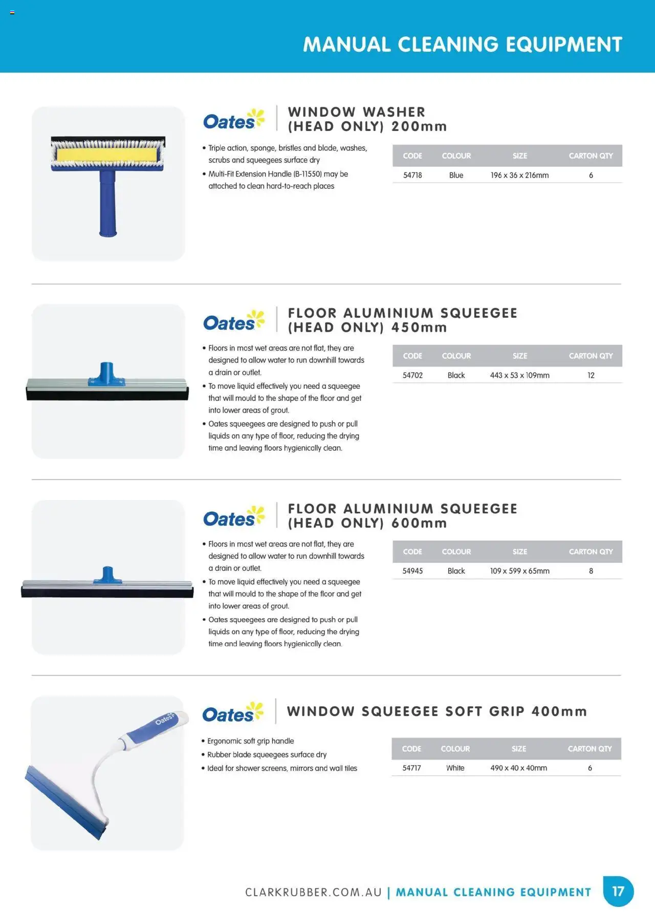 Clark Rubber Catalogue  - page 17- valid from 05/05/2025