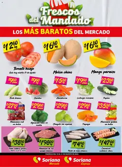 Soriana - Frescos del Mandado Mercado: BCS, Son y Sin válido desde 19/08/2025