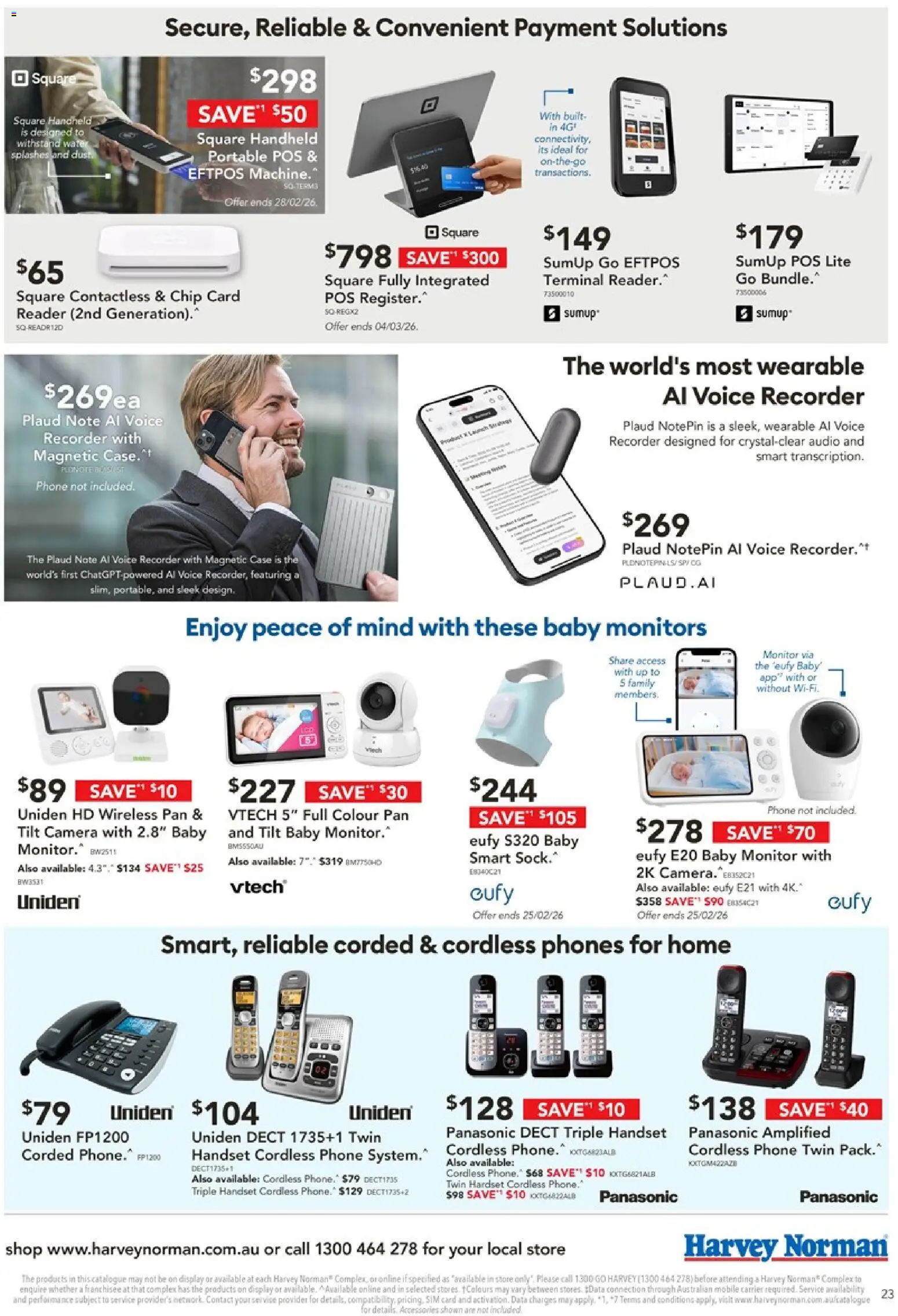 Harvey Norman Computers Hot Tech Deals - page 23- valid from 19/02/2026