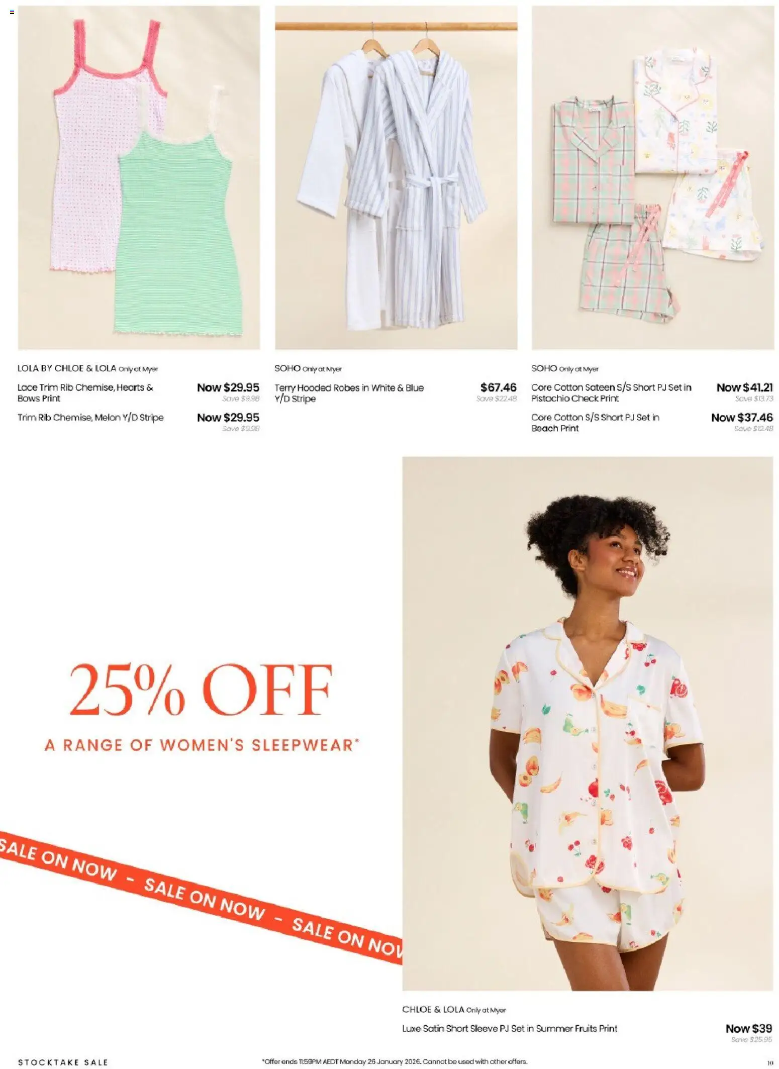 Myer - Stocktake Sale - page 10- valid from 05/01/2026