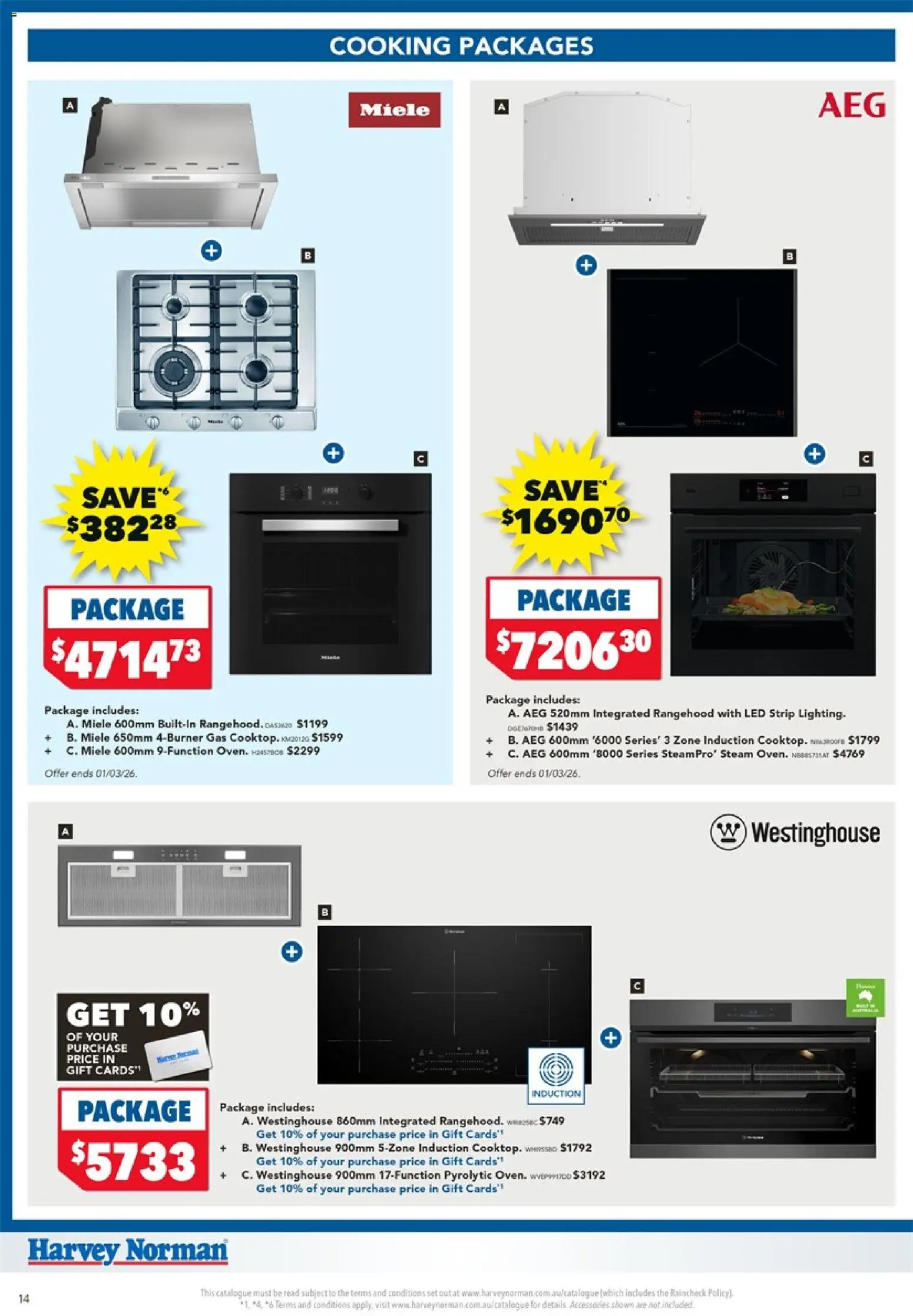 Harvey Norman Cooking Gift Card - page 14- valid from 20/02/2026