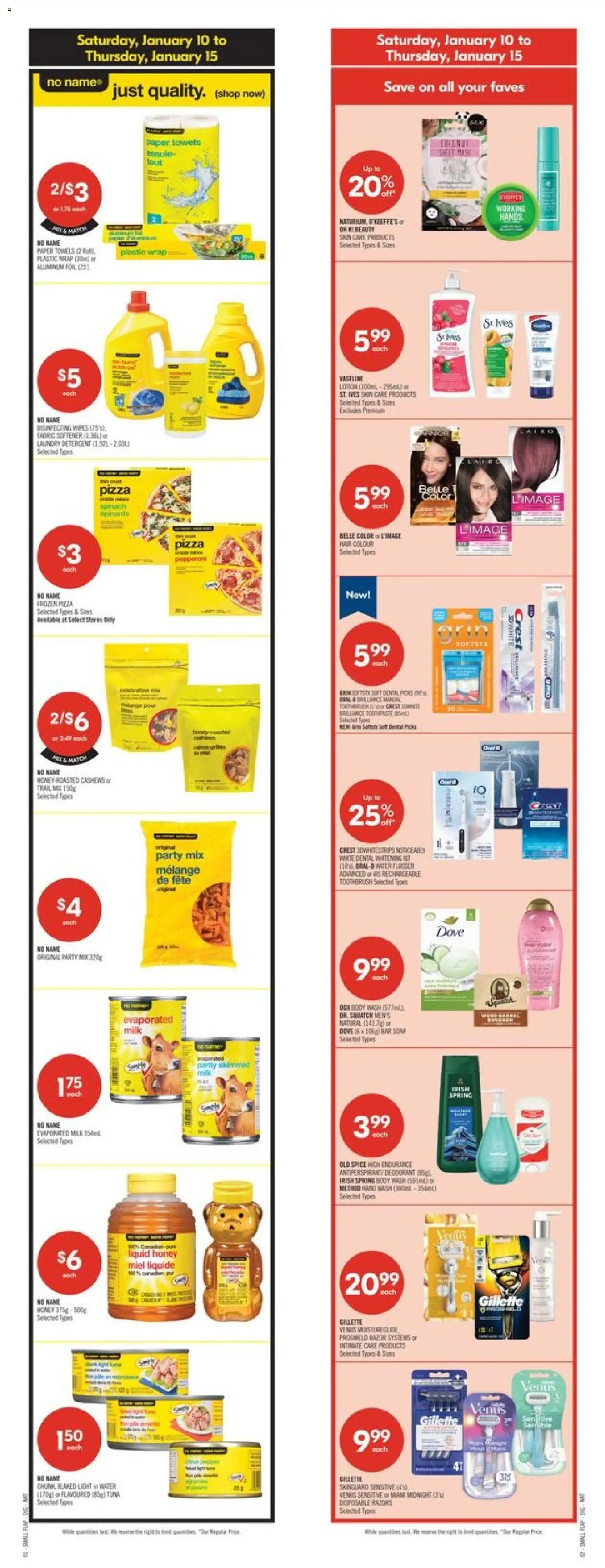 Shoppers weekly flyer / circulaire - page 2- valid from Jan 9, 2026