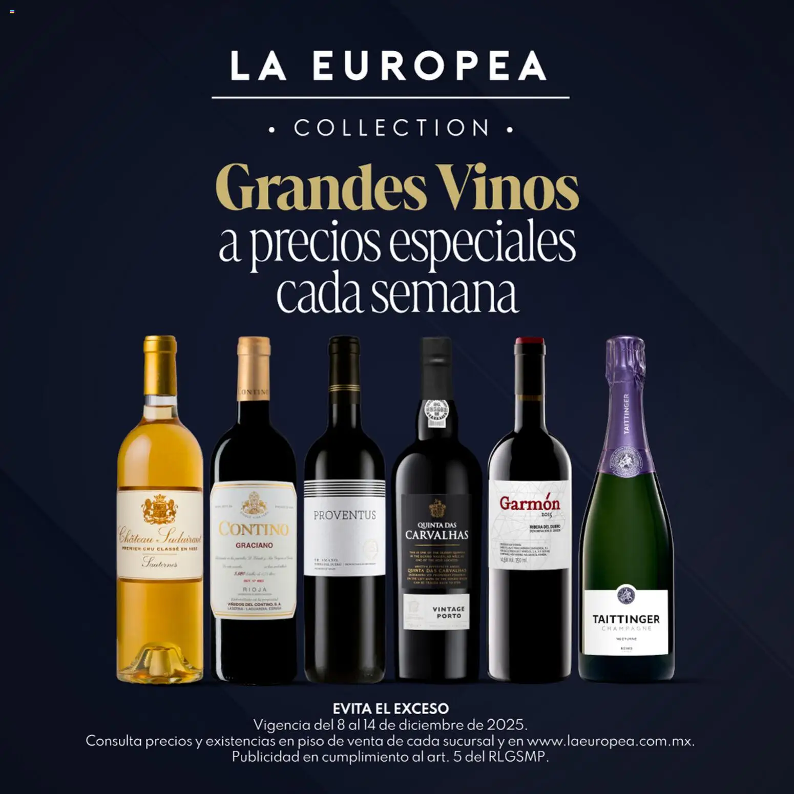 La Europea catálogo Grandes Vinos - página 1- válido desde 08/12/2025