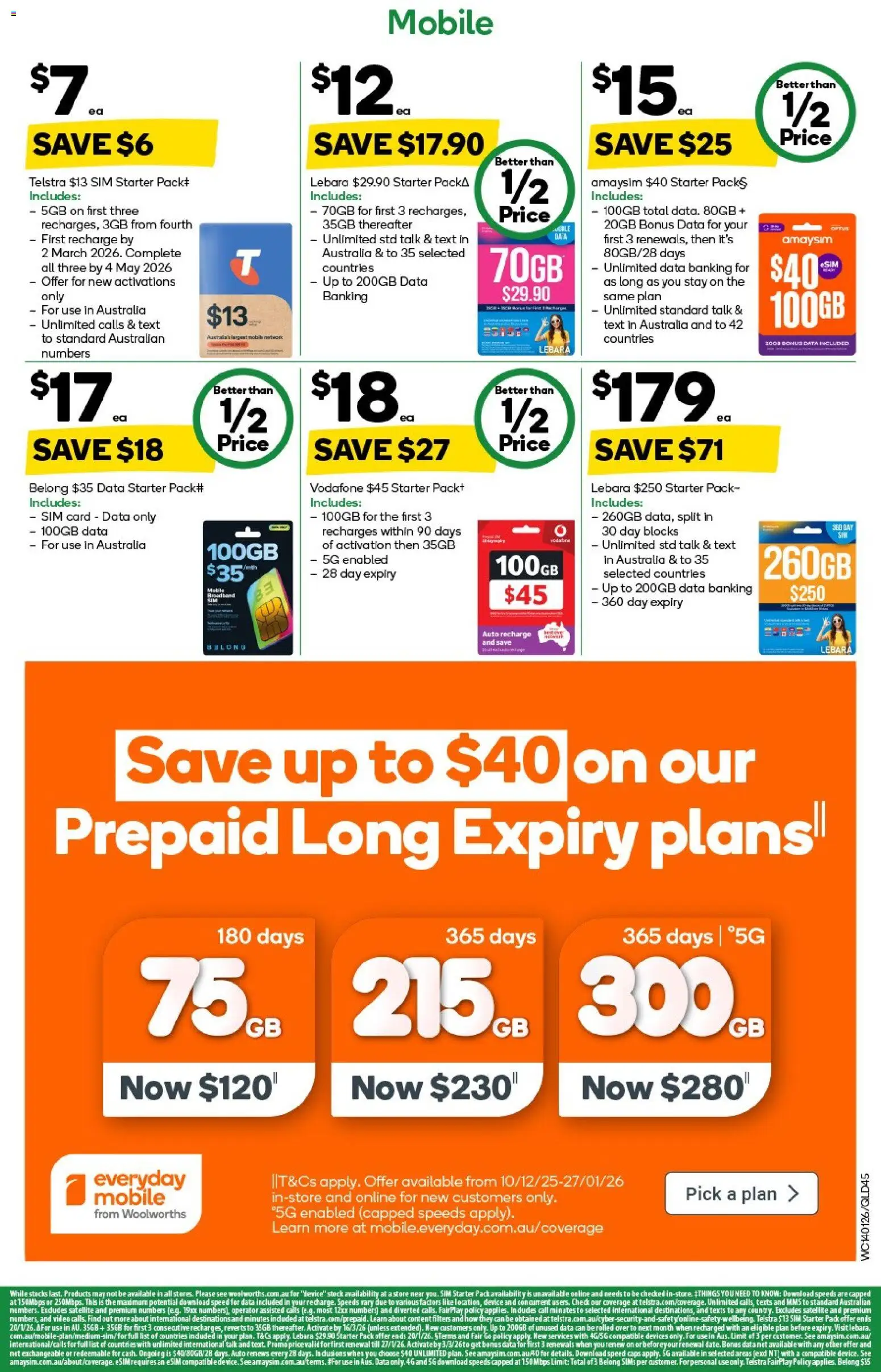 Weekly catalogue Woolworths FNQ 14/01 - page 45- valid from 14/01/2026