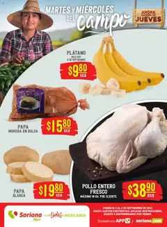 Soriana - Martes y Miércoles del Campo Híper: Chih, Delicias, Dur y Coah (excepto Saltillo) válido desde 02/09/2025
