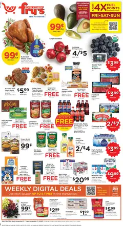 Preview Fry's Food Weekly Ad valid from 11/05/2025