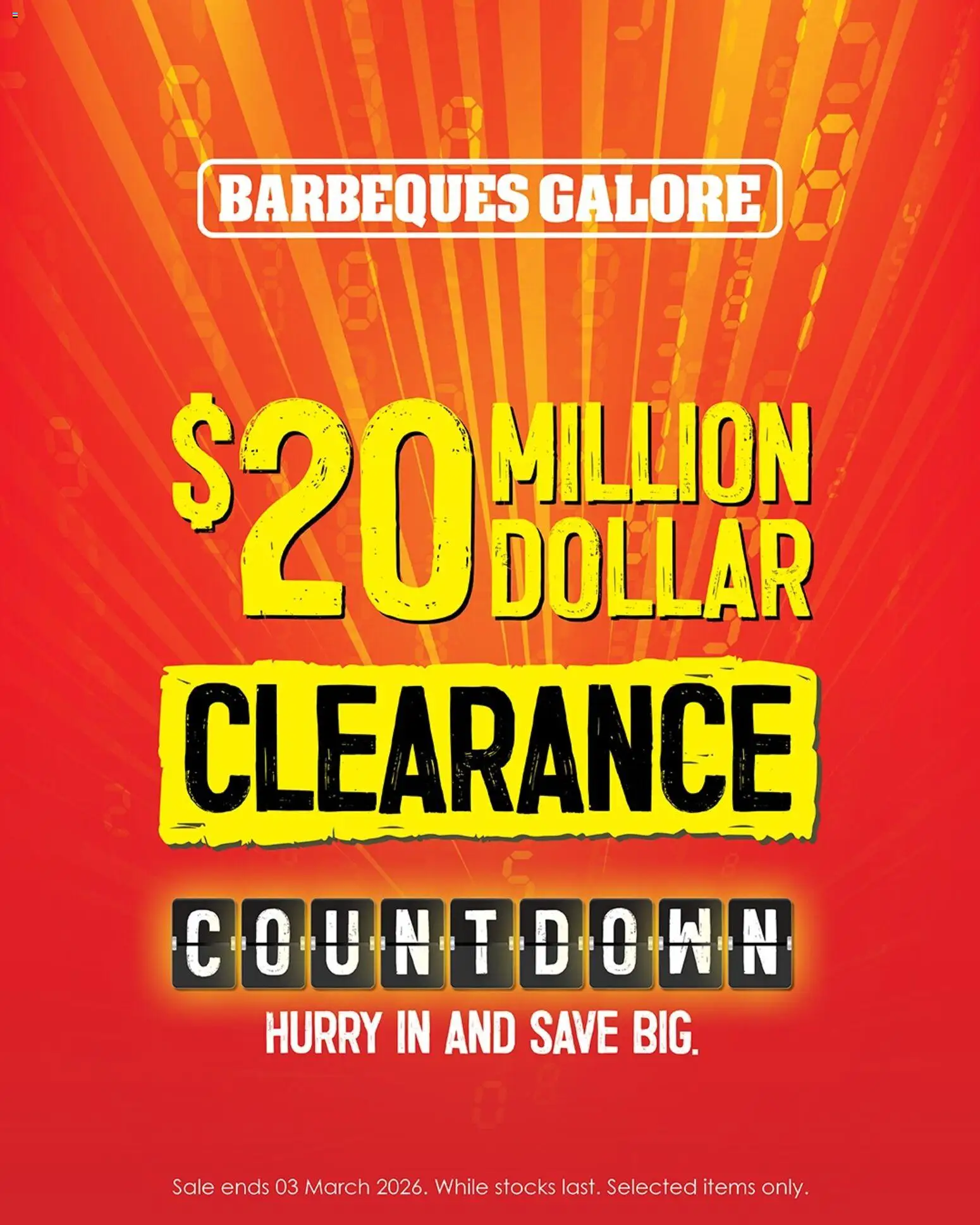Barbeques Galore  Catalogue  - page 1- valid from 06/02/2026
