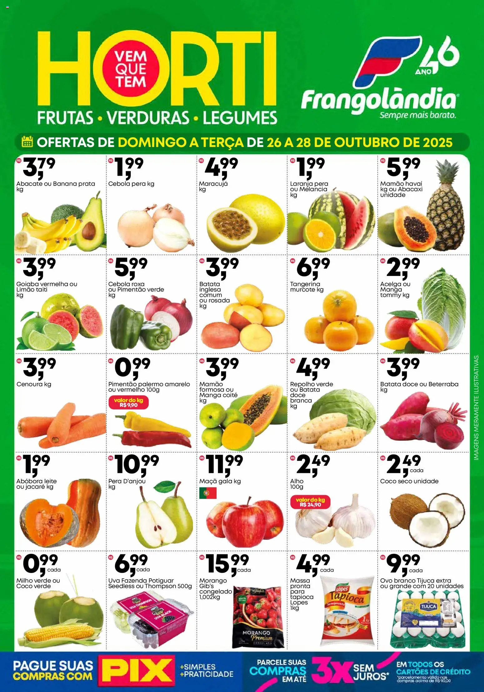 Frangolândia - Ofertas Horti - página 1- válido a partir de 26/10/2025
