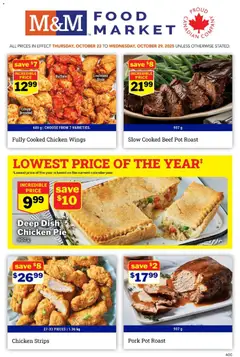 Preview M&M Food Market weekly flyer / circulaire valid from Oct 23, 2025