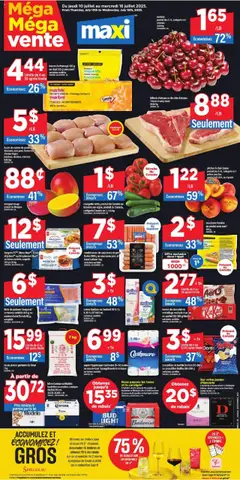 Preview Maxi weekly flyer / circulaire valid from Jul 10, 2025