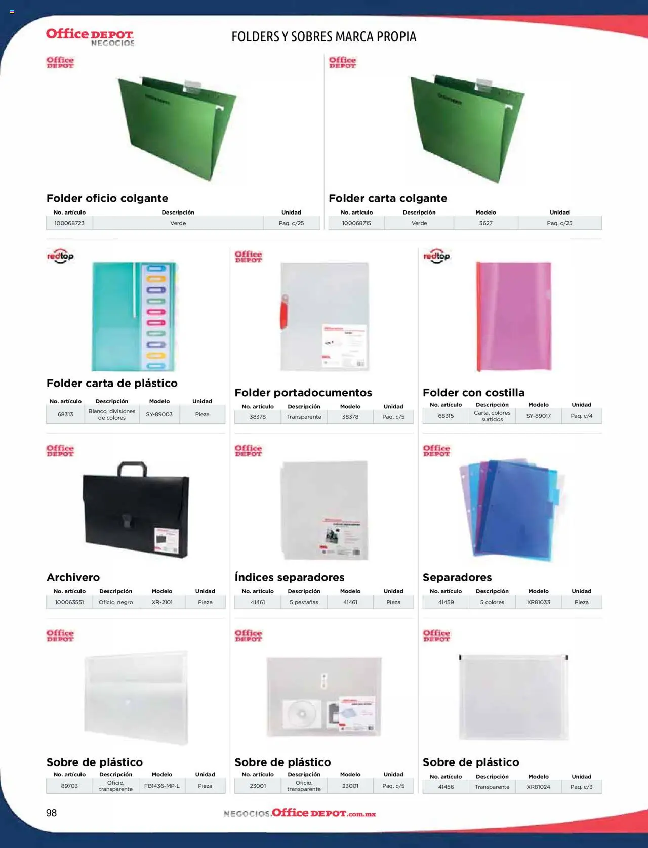 Office Depot catálogo 2025 - página 100- válido desde 09/01/2025