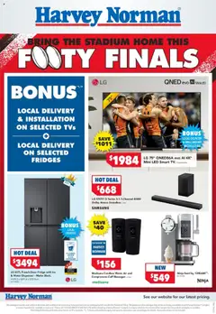 Harvey Norman catalogue preview - valid from 11/09/2025
