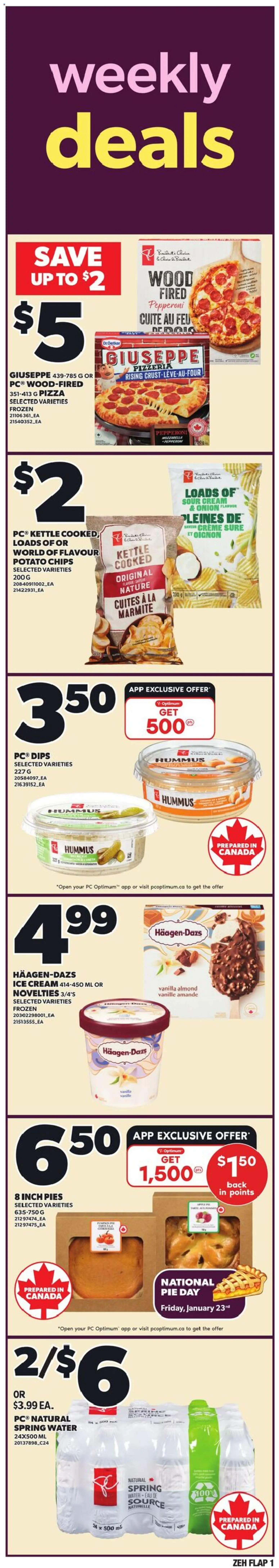 Zehrs weekly flyer / circulaire - page 1- valid from Jan 22, 2026
