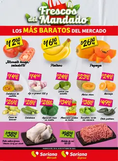 Soriana - Frescos del Mandado Mercado: Nuevo León válido desde 28/10/2025
