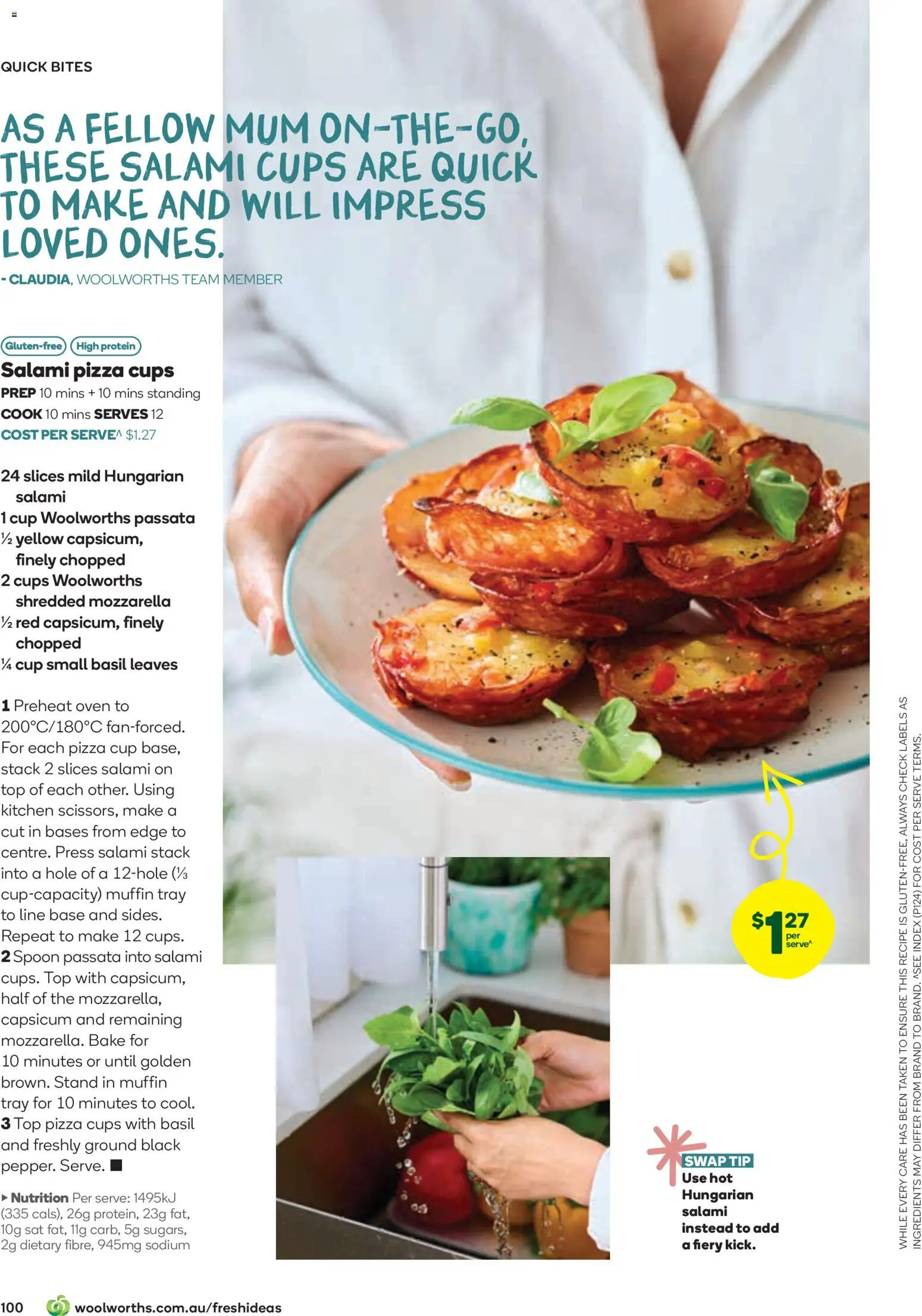 Woolworths Fresh Ideas Magazine - page 100- valid from 14/01/2026