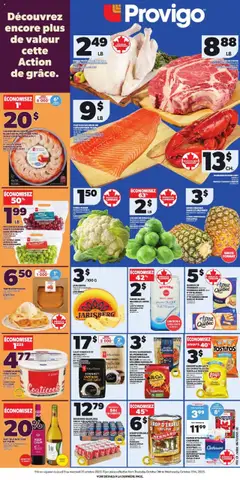 Preview Provigo weekly flyer / circulaire valid from Oct 9, 2025