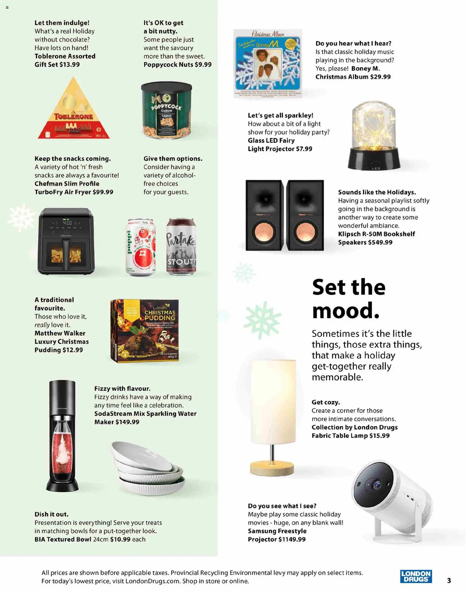 London Drugs - Specialty Cozy Christmas Catalogue - page 3- valid from Nov 12, 2025
