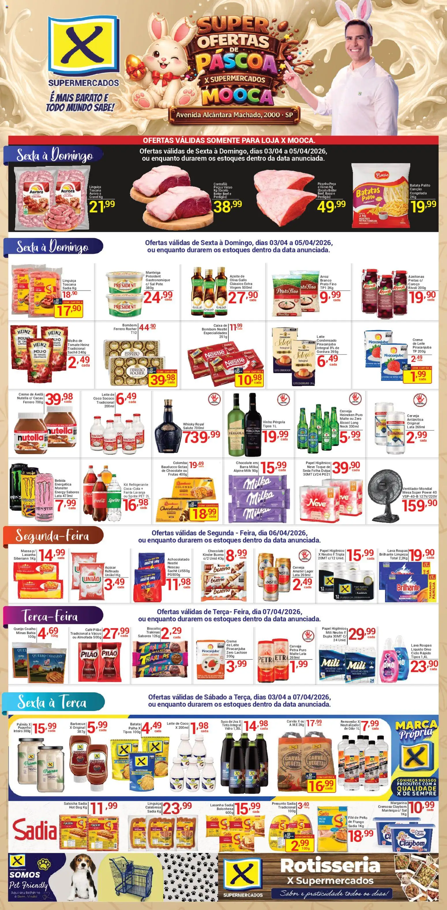 X Supermercados - Ofertas da semana - página 1- válido a partir de 03/04/2026
