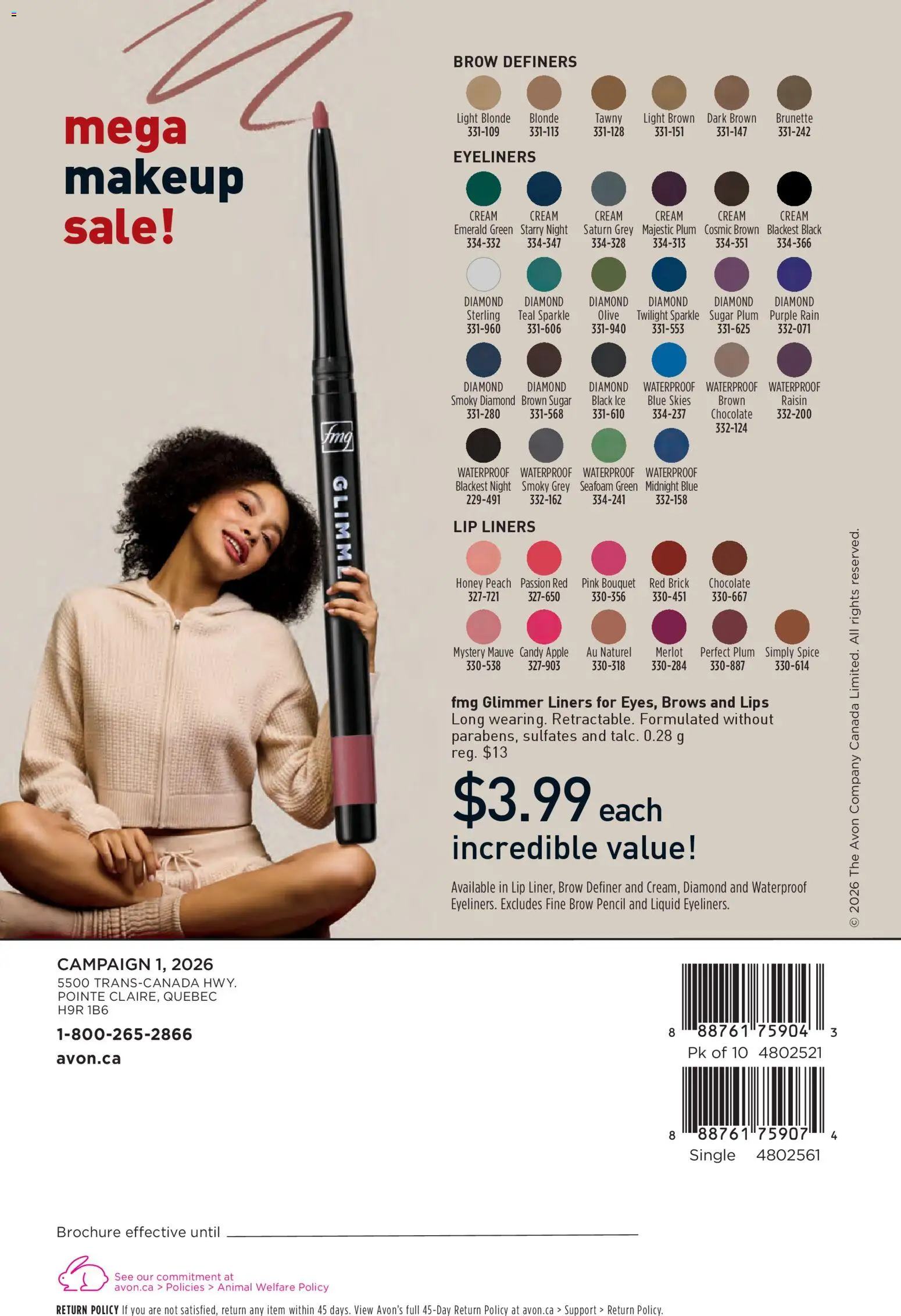 Avon - Brochure Campaign - page 164- valid from Jan 1, 2026