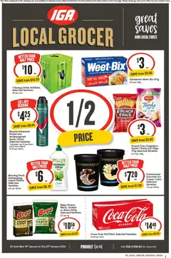 IGA catalogue preview - valid from 14/01/2026